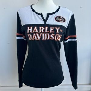 RARE Y2K Vintage Harley-Davidson Embroidered Top